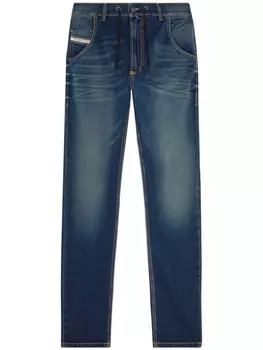Джинсы D-Krooley с заниженной талией Diesel, синий