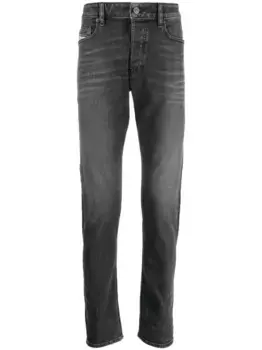Джинсы D-Luster с эффектом потертости DIESEL, серый