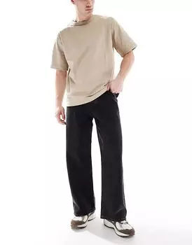 Джинсы Dave wide fit черного цвета Jack & Jones