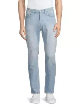 Джинсы David Light-Wash с потертостями Zadig & Voltaire, синий