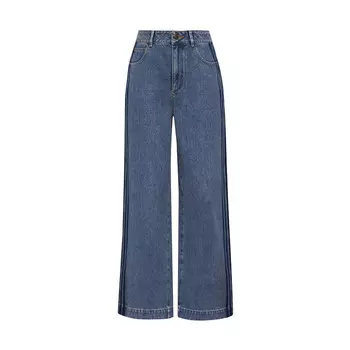 Джинсы Deep Breath с широкими штанинами, синий