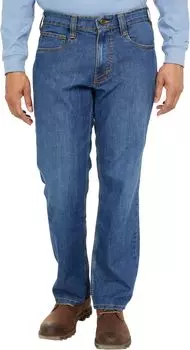 Джинсы Defender-Flex Jeans Straight in Medium Wash Indigo 5.11 Tactical, цвет Medium Wash Indigo