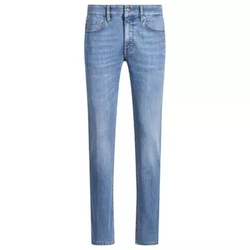 Джинсы Delaware slim fit из мягкого синего денима BOSS