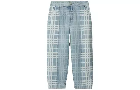 Джинсы детские Burberry, синий / белый