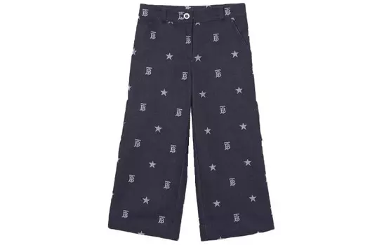 Джинсы детские Burberry, синий / серый