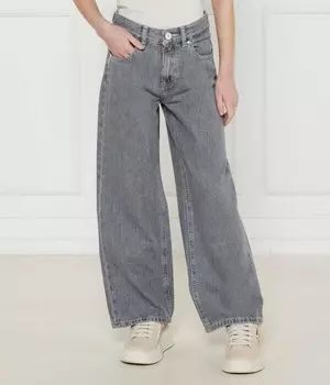 Джинсы детские Guess клеш, серый