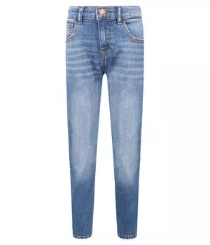 Джинсы детские Guess зауженного кроя, голубой