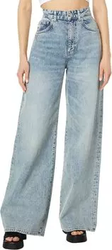 Джинсы Deven High-Rise Ultra Wide Leg in Nomad AG Jeans, цвет Nomad