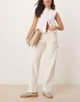 Джинсы Dickies Stevensville свободного кроя цвета экрю