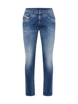 Джинсы DIESEL Regular Jeans 2019 D-STRUKT, синий деним