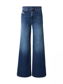 Джинсы DIESEL Wide leg Jeans 1978 D-AKEMI, цвет blue denim/dark blue