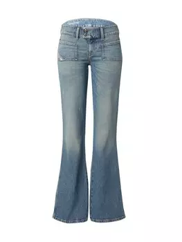Джинсы DIESEL Wide leg Jeans HUSH, синий деним