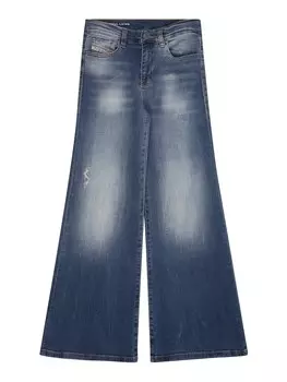 Джинсы DIESEL Wide leg Jeans, синий деним