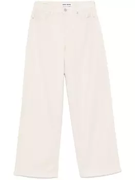 Джинсы DKNY с высокой талией и металлизированным покрытием, нейтральный