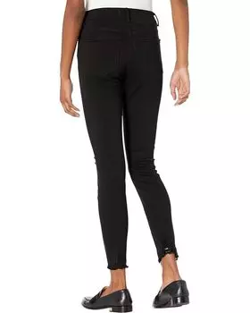 Джинсы DL1961 Farrow Skinny High-Rise Ankle in Black Tide Distressed Performance, цвет Black Tide Distressed Performance