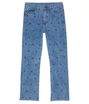 Джинсы DL1961 Kids, Emie High-Rise Straight in Indigo Rose