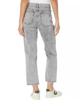 Джинсы DL1961 Patti Straight High-Rise Vintage Ankle in Chalk Distressed, цвет Chalk Distressed