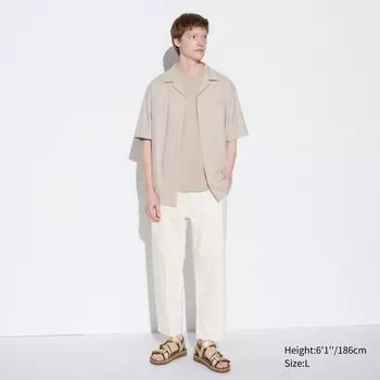 Джинсы длиной до щиколотки UNIQLO, белый