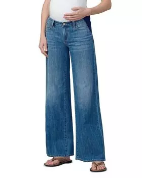 Джинсы для беременных Lou Lou с широкими штанинами, цвет Distraction Joe's Jeans, синий