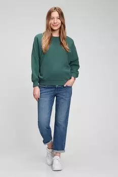 Джинсы для беременных Over The Bump покроя подружка Gap, синий