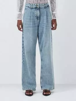 Джинсы для бойфренда со складкой спереди avalon AND/OR, синий