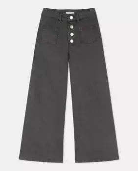 Джинсы для девочки с пуговицами Coconut El Corte Ingls, серый