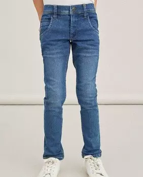 Джинсы для мальчика Name It, индиго