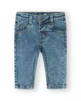 Джинсы для мальчиков синего цвета с регулируемой талией на резинке Canada House, синий индиго