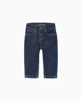 Джинсы для маленьких мальчиков из 100% хлопка с регулируемой талией Zippy, светло-синий