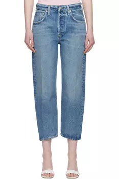 Джинсы для малышей с завышенной талией и расклешенными штанинами Dahlia Baby Roll Citizens Of Humanity, цвет pacifica