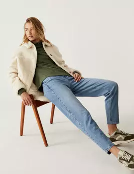 Джинсы для мамы Marks & Spencer, индиго