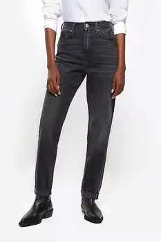 Джинсы для мамы с высокой талией River Island, черный