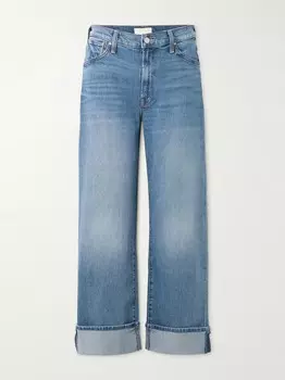 Джинсы Dodger Flood средней посадки Mother, цвет Light denim
