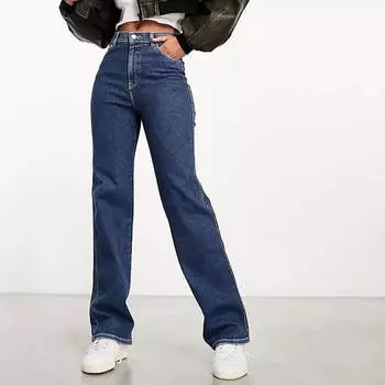 Джинсы Dr Denim Moxy Straight Leg, синий