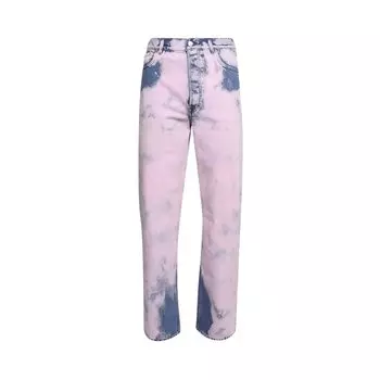 Джинсы Dries Van Noten Relaxed Fit Jeans, розовый