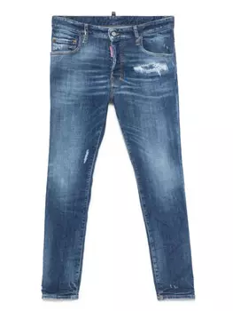 Джинсы DSQUARED2 из эластичного хлопка, синий