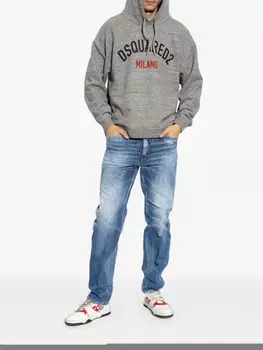 Джинсы DSQUARED2 из хлопка, синий