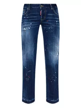 Джинсы DSQUARED2 из хлопка, синий