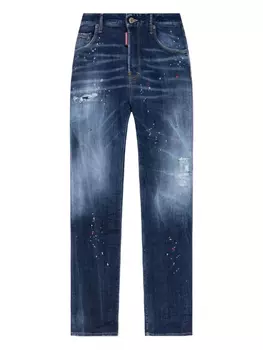 Джинсы DSQUARED2 из хлопка, синий