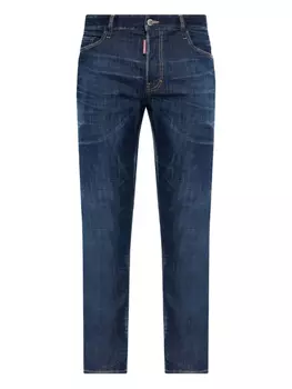 Джинсы DSQUARED2 из хлопка, синий