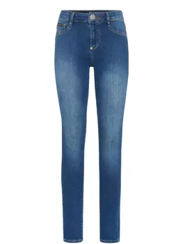 Джинсы-джеггинсы с нашивкой-логотипом Philipp Plein, синий