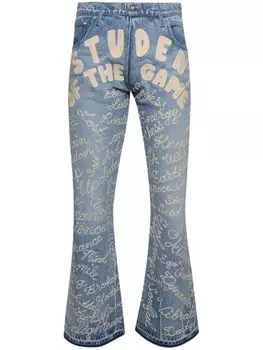 Джинсы EARTHLING VIP Student расклешенные, синий