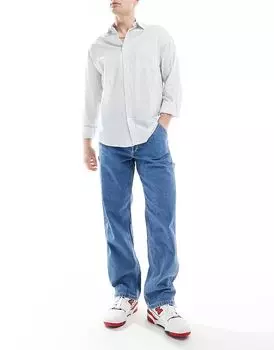 Джинсы Eddie свободные плотницкие, средне-синего цвета Jack & Jones