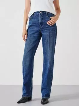 Джинсы elliot с высокой талией HUSH, цвет Mid Authentic Blue