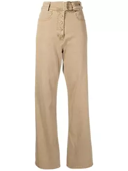 Джинсы Emily с поясом Rejina Pyo, зеленый