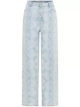 Джинсы Etch свободного кроя Dion Lee, синий