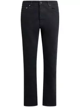 Джинсы ETRO с узором пейсли, черный