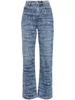 Джинсы EZ с логотипом Alexander Wang, синий