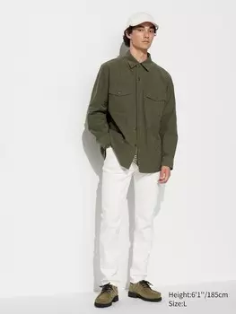 Джинсы ezy ultra stretch Uniqlo, белый