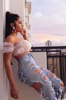 Джинсы Fashion Nova 4662, синий